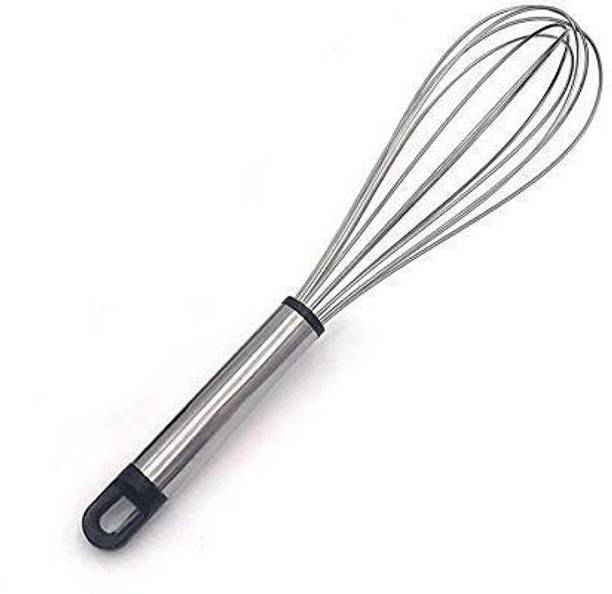 Retail Charms 50 W Whisk- Stainless Steel Balloon Shaped Egg Beater,, Hand Blende Hand Blender