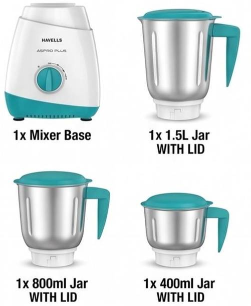 HAVELLS Mixer Grinder 550 W Mixer Blender