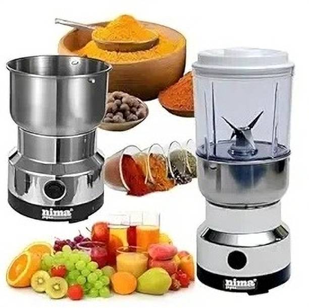 Shiarya Electric Mill Spice Grinder with Stainless Steel Blade Grinding all type spices. 300 W Juicer Mixer Grinder