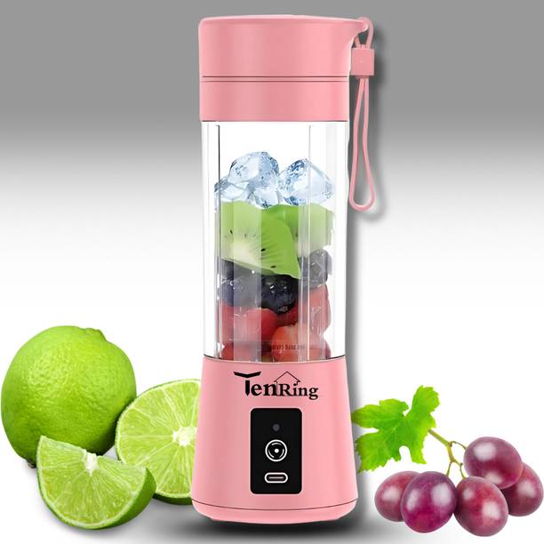 Tenring Powerful 6 Blades, Mini Juicer for Fruits, Shakes & Protein Drinks, BPA-Free, 150 W Mixer Blender