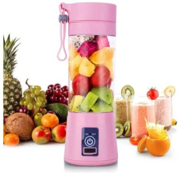 VIVID USB Rechargeable Mini Juicer Blender 400 W Juicer Mixer Grinder