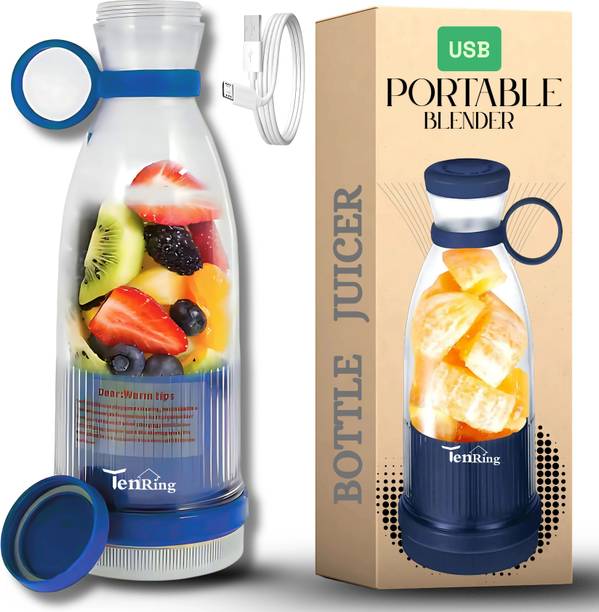 Tenring Portable USB Juicer Blender | Electric Mixer for Juice, Smoothie, Protein 150 W Mixer Blender