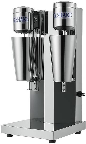 GURUBHAI EQUIPMENTS Electric Stainless Steel Double Head Milkshake Maker/2-Speed Commercial Mixer 550 W Juicer