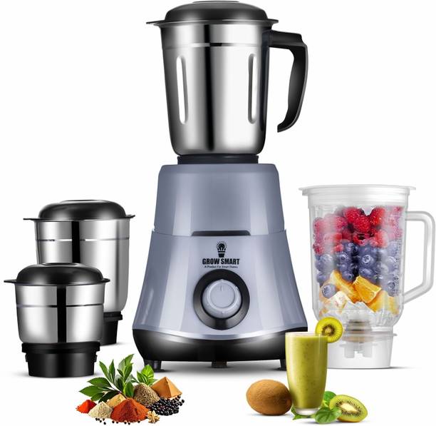 Growsmart Heavy Duty Motor For Tough Grinding 750 W Juicer Mixer Grinder