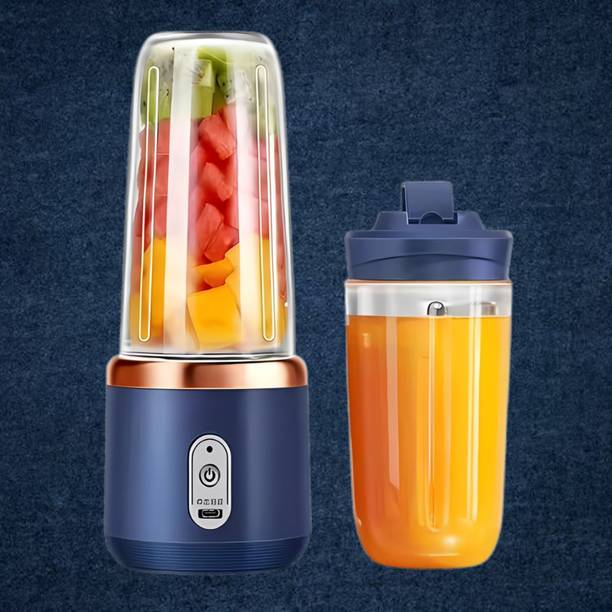 grantox Portable USB Rechargeable Juicer Blender Mini Smoothie Maker Bottle 105 W Juicer Mixer Grinder
