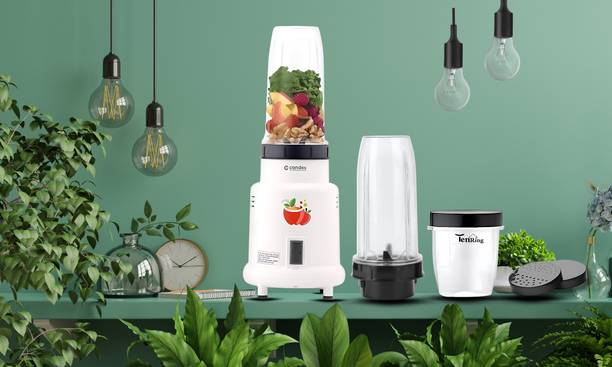 Tenring Compact & Portable Personal Mixer Grinder | Efficient Stainless Steel Blades 550 W Juicer Mixer Grinder