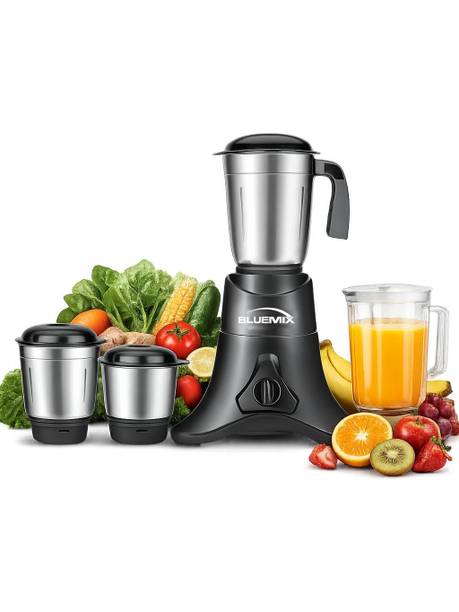 Bluemix Polygon Triangle 750 W Mixer Grinder Polygon_Triangle_750w | 4 Jars | Black