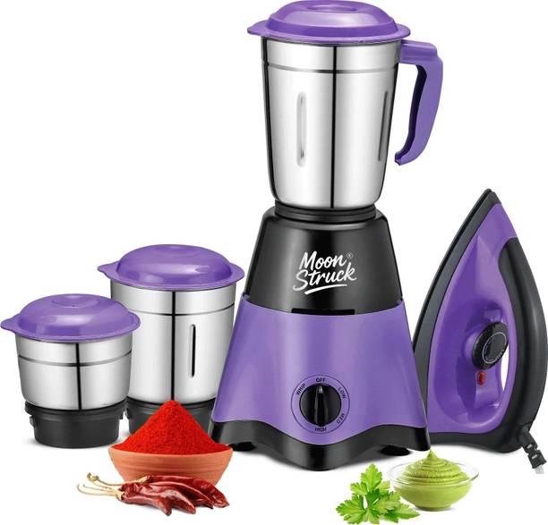 Moonstruck Star Purple 3 Jar Iron 750 W Mixer Grinder