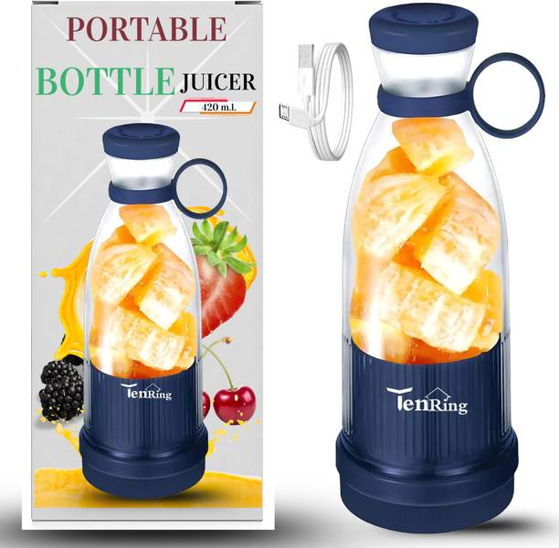 Tenring portable juicer, USB blender, 420ml juicer bottle, mini smoothie maker 105 W Mixer Blender