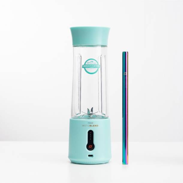Fitster5 MotoBlend Premium USB Rechargeable Portable Blender for Smoothies, Shakes| Fruit Juicer| Mixer | Shaker 200 W Juicer Mixer Grinder