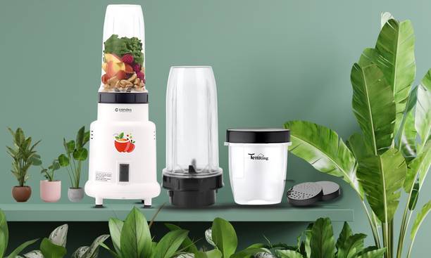 Tenring Mixer Grinder, Juicer with 2 Multipurpose Jars & Removable Filter 550 W Juicer Mixer Grinder