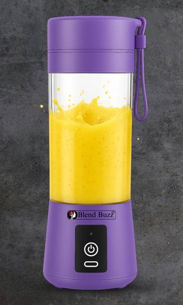Blend Buzz Travel Friendly Portable USB Juicer Blender Rechargeable Smoothie Maker 40 W Mixer Blender
