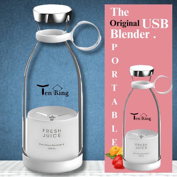 Tenring Juices, and Protein Shakes - Rechargeable 200 W Juicer Mixer Grinder