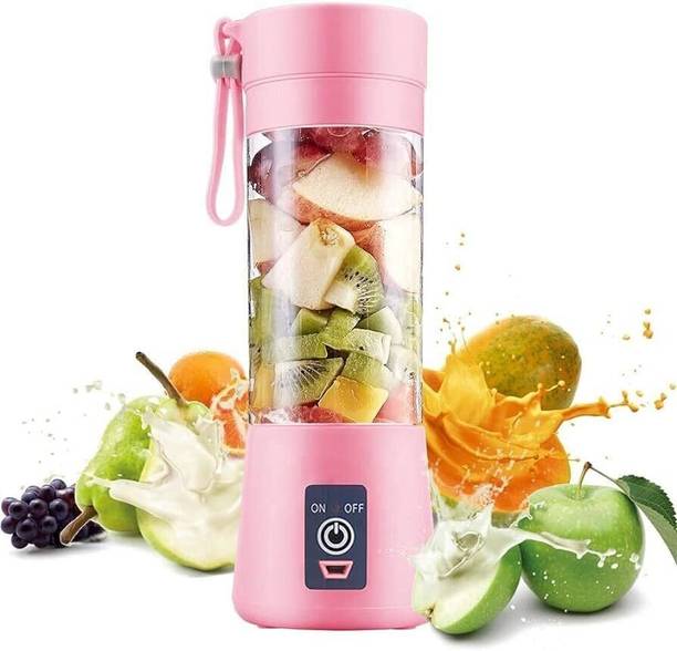 HRKA Electric Fruit Juicer Maker USB Rechargeable Mini Juicer Mixer GrinderTD185 250 W Juicer Mixer Grinder
