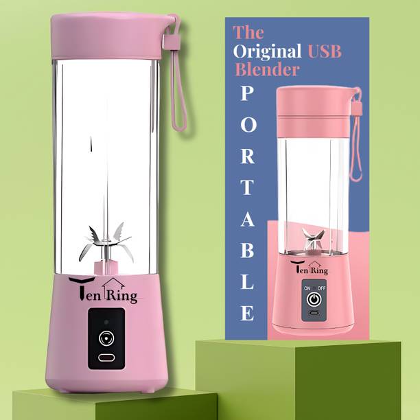 Tenring Shakes, Juices – 6 Blades Mini Blender, Ideal for Travel & On-the-Go 200 W Juicer