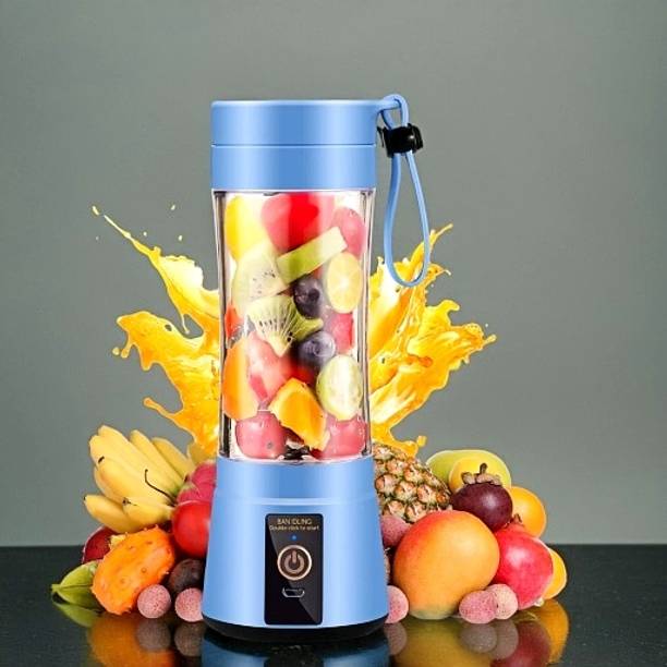 YAROH Electric Fruit Juicer Maker USB Rechargeable Mini Juicer Mixer GrinderLS394 350 W Juicer Mixer Grinder