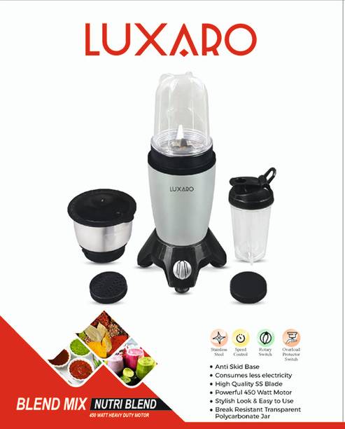 Luxaro Nutri Blender 450 W Mixer Grinder
