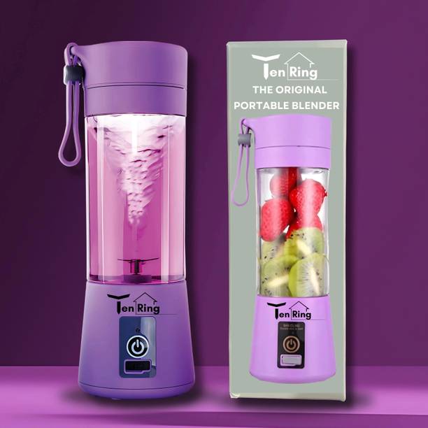 Tenring Compact Juicer with Rechargeable Battery for Smoothies & Shakes 200 W Juicer