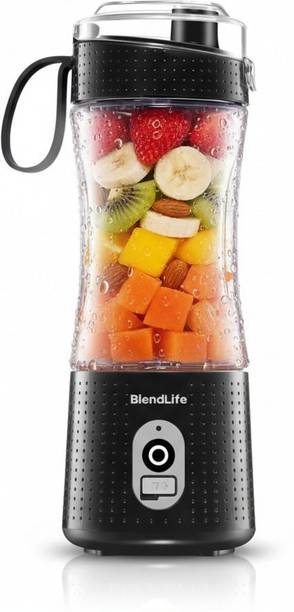 BlendLife Portable Blender 210Watt & 4000MAH for Shakes, ice etc USB-C Port, 400ml 200 W Juicer Mixer Grinder