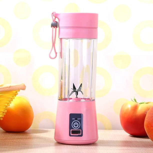 SACRO Electric Fruit Juicer Maker USB Rechargeable Mini Juicer Mixer GrinderWF130 350 W Juicer Mixer Grinder
