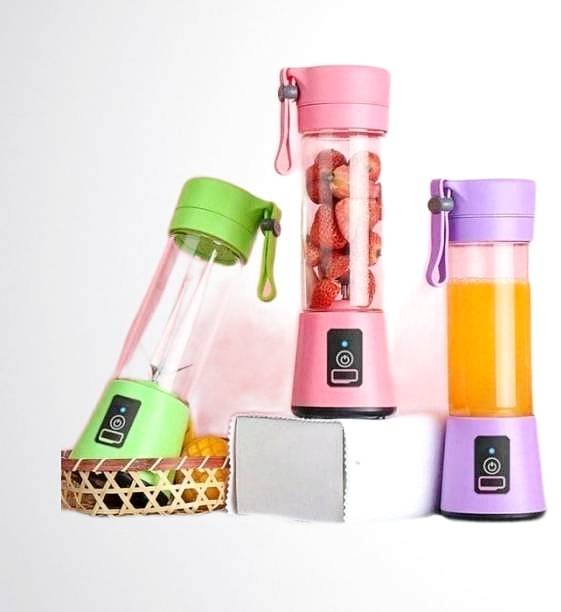 YAROH Electric Fruit Juicer Maker USB Rechargeable Mini Juicer Mixer GrinderLD395 350 W Juicer Mixer Grinder