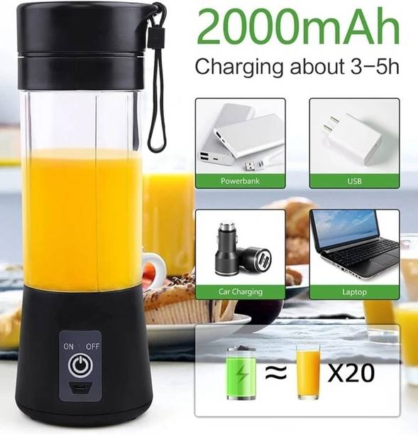 OHN 6Blade Rechargeable, Portable, easy to use, 360ml 25 W Mixer Blender