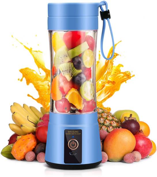SACRO Electric Fruit Juicer Maker USB Rechargeable Mini Juicer Mixer GrinderQJ189 350 W Juicer Mixer Grinder