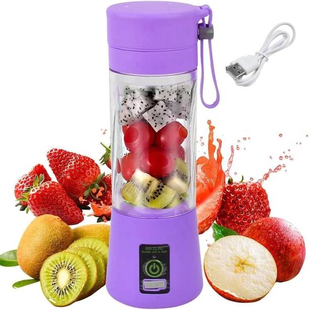 DHULKI Juicer_48Rechargeable 6-Blade Portable Juicer Bottle Blender | 1 Jar 450 W Juicer Mixer Grinder