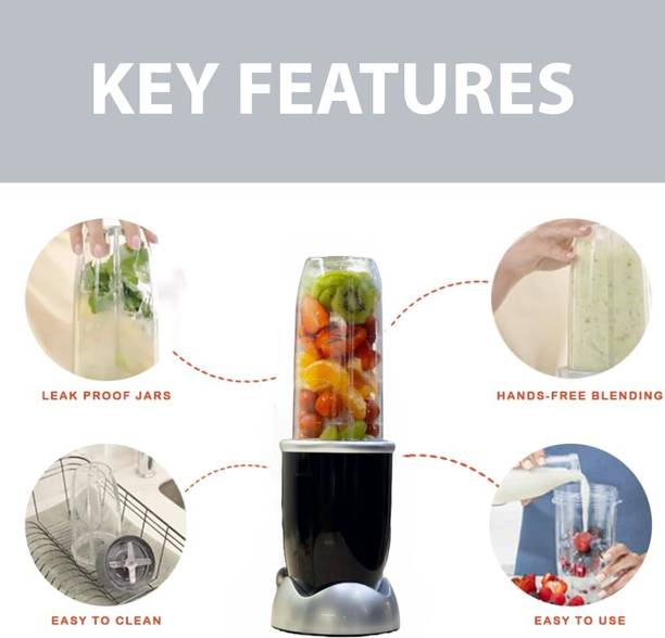 RAIYANI SON'S Silver-Black, Power Consumption : W - 500, Total Jars : 02 500 W Mixer Blender