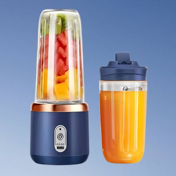 grantox Portable USB Rechargeable Juicer Blender Mini Smoothie Maker Bottle 105 W Juicer Mixer Grinder