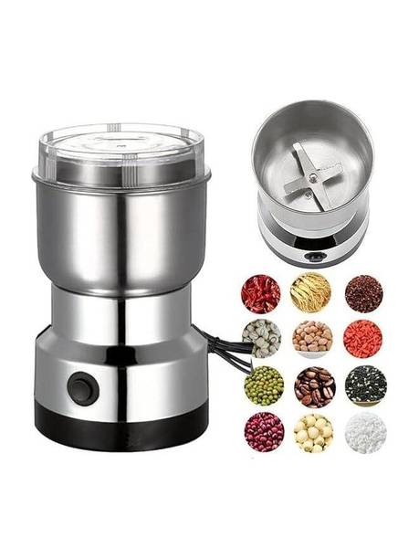 SMARTYWOMEN Nima Mini Electric Grinder & Coffee Maker - Mini Spice, Coffee & Masala Grinder 2 Cups Coffee Maker