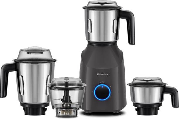 Atomberg Yulia | Coarse Mode for Silbatta-like Textures | 750 W Mixer Grinder