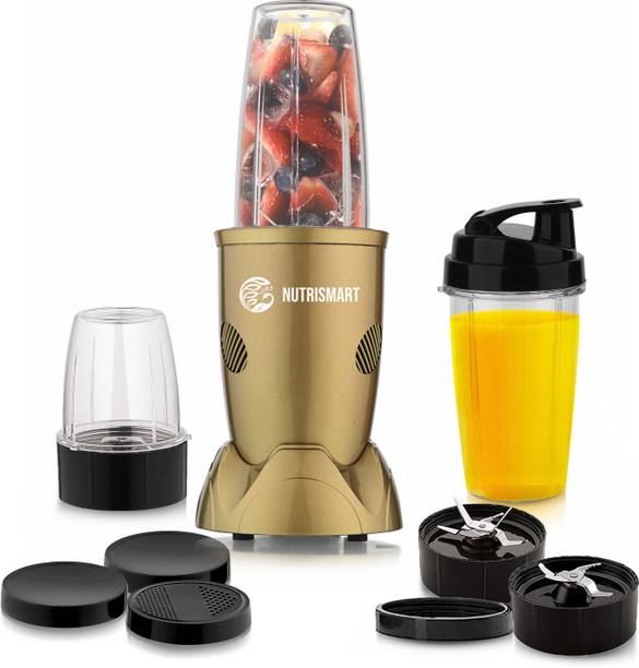 Nutrismart 3 Unbreakable Jars Blender for Gym Smoothies, Shakes and Juices 500 W Juicer Mixer Grinder