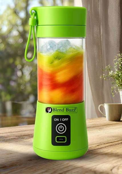 Blend Buzz Powerful 6-Blade USB Blender | Personal Smoothie Maker & Travel Juicer 150 W Mixer Blender