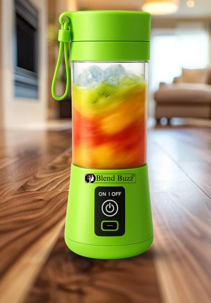 Blend Buzz USB Rechargeable Blender | Mini Personal Juicer for Shakes, Smoothies & Travel 150 W Mixer Blender