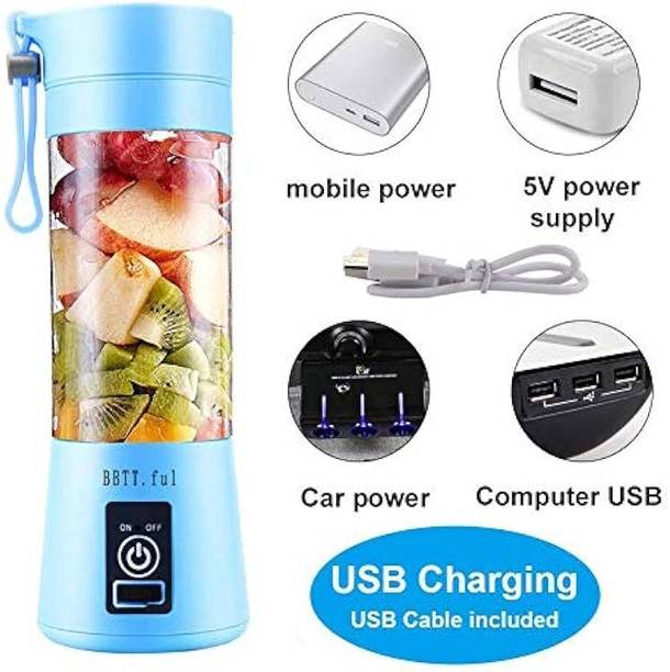 R.T. Impex Cordless Mini Blender for Shakes, Baby Food & Protein Drinks (380ml BPA-Free Cup 220 W Juicer