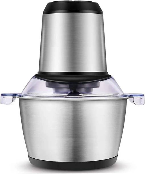 KS APPLIANCES Dual Speed Powerful Grinder for Meat, Vegetables & Fruits 200 W Mixer Grinder