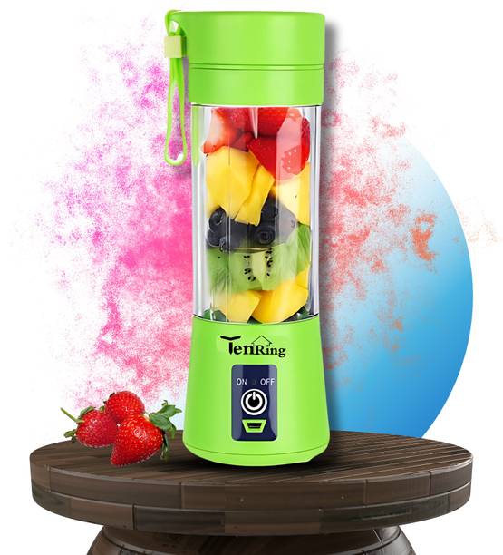 Tenring Portable USB Smoothie Blender | Cordless Rechargeable Juicer for Quick 150 W Mixer Blender