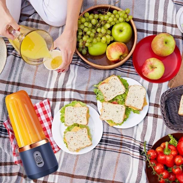 R.T. Impex Crusher, Grinder, Fruit Mixer, Portable Smoothie Maker, Electric 220 W Juicer