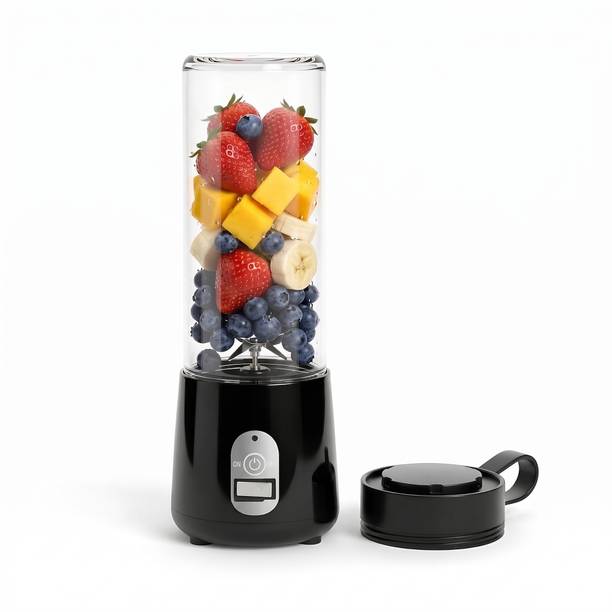 blendjet Portable Blender 420ml USB Rechargeable | 1500mAh | 6 Steel Blades 150 W Juicer Mixer Grinder