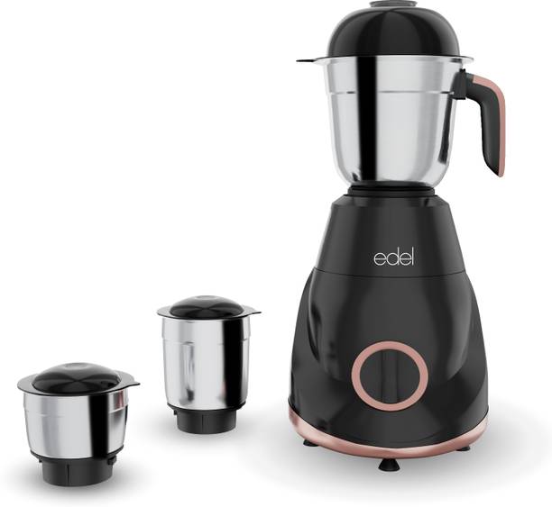 Edel by Lifelong Premio 500 W Mixer Grinder (Premio 1.0 3 Jars