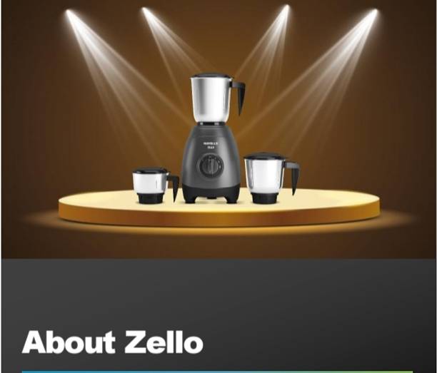 HAVELLS Zello 750 W Mixer Grinder