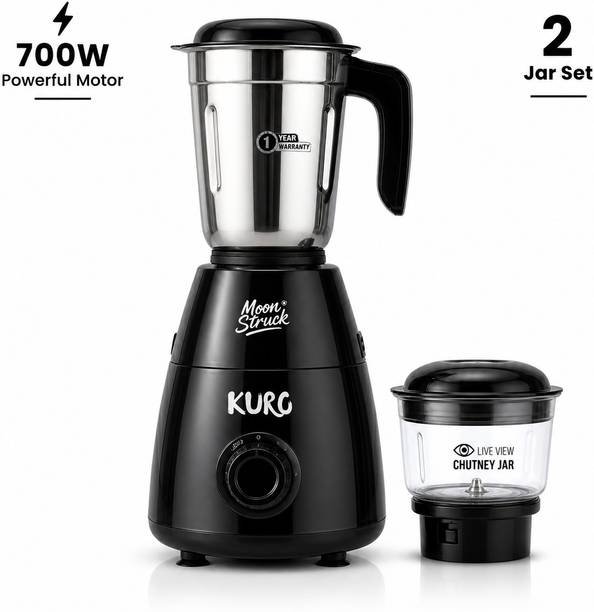 Moonstruck Kuro 2 Jar Set 700 W Mixer Blender