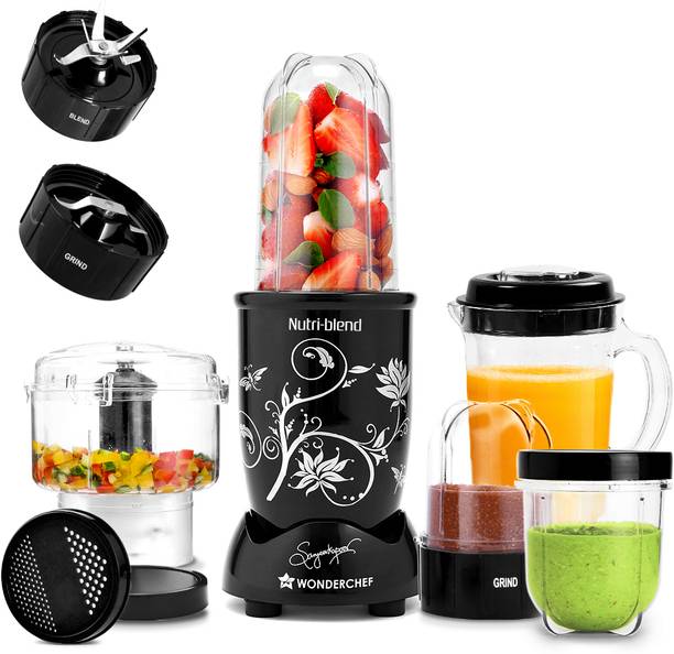 WONDERCHEF Nutri 500 W Juicer Mixer Grinder