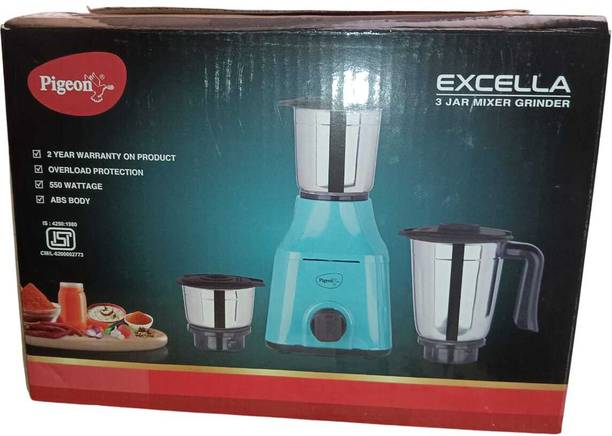 Pigeon MIXER GRINDER 550 W Mixer Grinder
