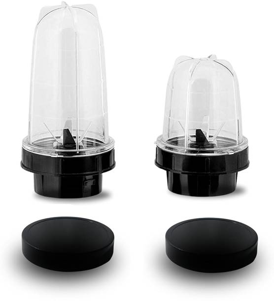 SPHINIX Bullet Jar Set of 2 (530 ML & 350 ML) Mixer Juicer Jar