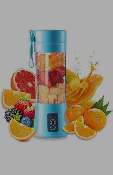 NOBLEAMART Portable And Rechargeable Electric Mini USB Bottle Juicer Mixer Grinder (Blue) Mixer Juicer Jar