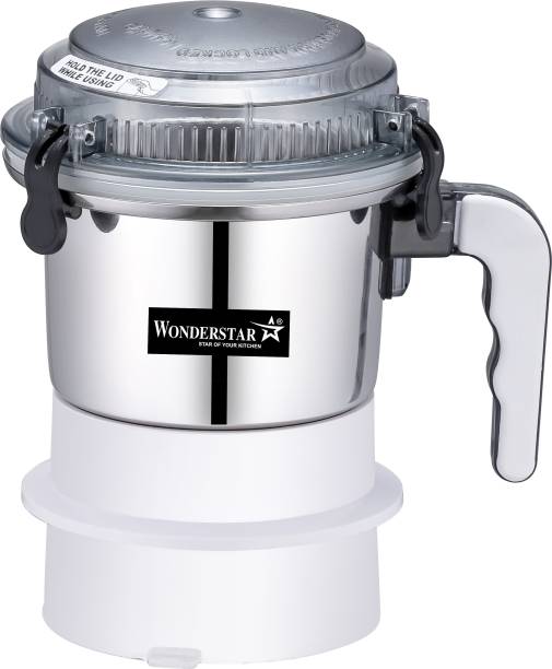 Wonder Star small chutney jar sujata mixer grinder 400ml clip type steel Mixer Juicer Jar