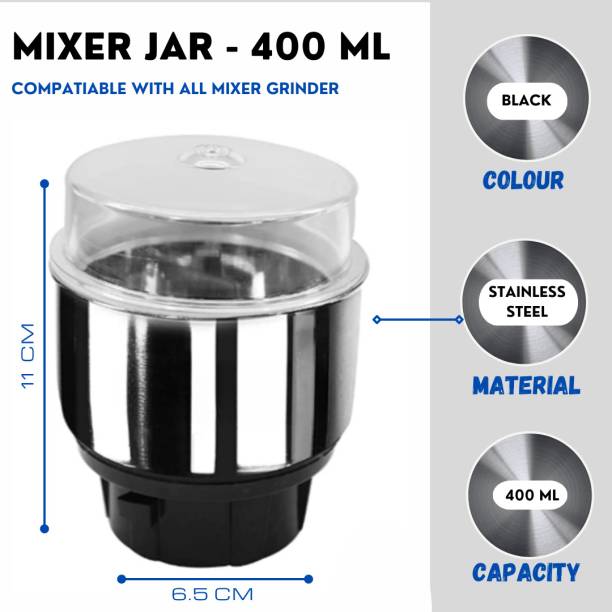 SVN Mixer grinder Chutney Jar Compatible for Bajaj, prestige, Preethi, Sumeet ETC., Mixer Juicer Jar