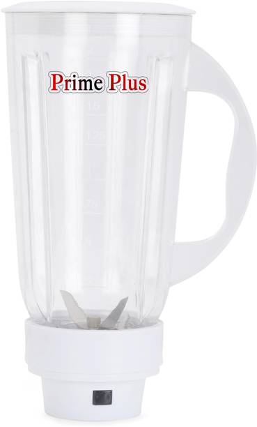 PRIME PLUS Plastic Juicer Jar Attachment for Mixer Grinder 2000ml White Mixer Juicer Jar